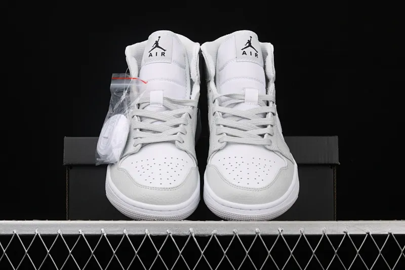 All categories Air Jordan Jordan series basketball shoes Air Jordan 1 Mid Air Jordan 1 Mid "White Camo" AJ1 Joe 1 Zhongbang white gray camouflage DC9035-100